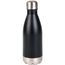 Trinkflasche PARKY (schwarz, silber) (Art.-Nr. CA110716)