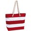 Strandtasche SYLT (rot, weiß) (Art.-Nr. CA117421)