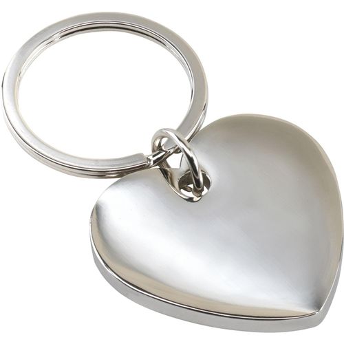 Schlüsselanhänger LOVELY (Art.-Nr. CA120050) - Schlüsselanhänger LOVELY: im Herz-Desi...