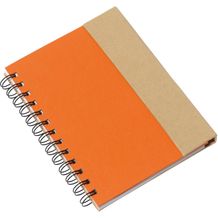 Notizbuch MAGNY (natur, orange) (Art.-Nr. CA127662)