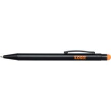 Alu-Kugelschreiber BLACK BEAUTY (orange, schwarz) (Art.-Nr. CA146519)