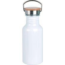 Aluminium Trinkflasche ECO TRANSIT (weiß) (Art.-Nr. CA166109)