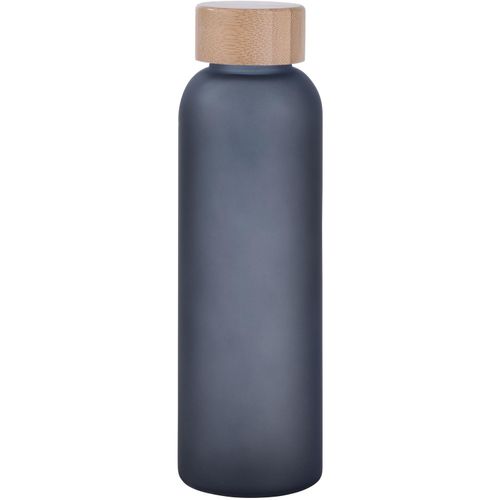 Glas-Flasche TAKE FROSTY (Art.-Nr. CA172318) - Glas-Flasche TAKE FROSTY: Bambus-Deckel...