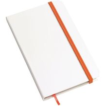 Notizbuch AUTHOR im DIN-A6-Format (orange, weiß) (Art.-Nr. CA191869)