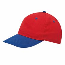 5-Panel-Cap für Kinder CALIMERO (blau, rot) (Art.-Nr. CA243356)