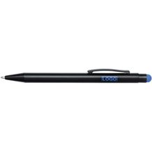 Alu-Kugelschreiber BLACK BEAUTY (blau, schwarz) (Art.-Nr. CA244743)