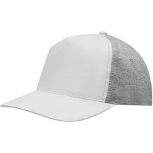 5-Panel-Baseball-Cap UP TO DATE (grau, weiß) (Art.-Nr. CA250300)