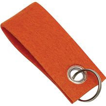 Schlüsselanhänger FELT (orange) (Art.-Nr. CA253343)