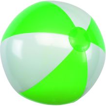 Aufblasbarer Strandball ATLANTIC SHINY (grün, weiß) (Art.-Nr. CA284163)