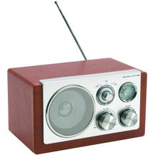 AM/ FM-Radio CLASSIC (braun, silber) (Art.-Nr. CA290573)