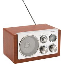 AM/ FM-Radio CLASSIC (braun, silber) (Art.-Nr. CA290573)