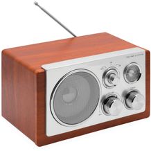 AM/ FM-Radio CLASSIC (braun, silber) (Art.-Nr. CA290573)