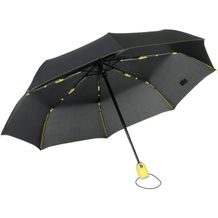 Vollautomatischer Windproof-Taschenschirm STREETLIFE (gelb, schwarz) (Art.-Nr. CA305172)