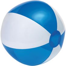 Strandball OCEAN (transparent blau, weiß) (Art.-Nr. CA306437)