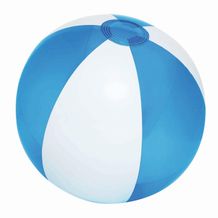 Strandball OCEAN (transparent blau, weiß) (Art.-Nr. CA306437)