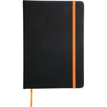 Notizbuch LECTOR im DIN-A5-Format (orange, schwarz) (Art.-Nr. CA323860)