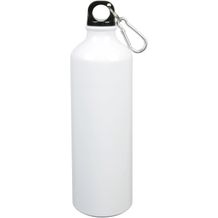 Aluminium-Trinkflasche BIG TRANSIT (weiß) (Art.-Nr. CA330349)