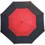 Fiberglas-Golfschirm MONSUN (rot, schwarz) (Art.-Nr. CA342667)