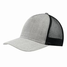 5-Panel-Cap CASUAL FIT (grau, schwarz) (Art.-Nr. CA344111)