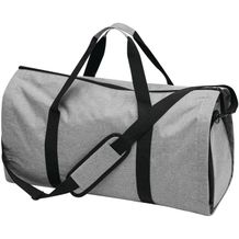 Reisetasche MILANO mit integriertem Kleidersack (grau, schwarz) (Art.-Nr. CA344140)