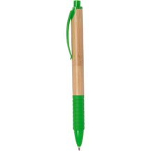 Kugelschreiber BAMBOO RUBBER (braun, grün) (Art.-Nr. CA383170)