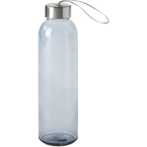 Glas-Trinkflasche TAKE SMART (Art.-Nr. CA410625) - Glas-Trinkflasche TAKE SMART: Edelstahld...