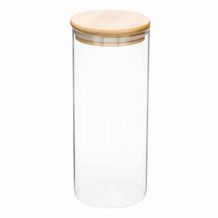 Glas-Vorratsdose ECO STORAGE L, Füllmenge ca. 850 ml (braun, transparent) (Art.-Nr. CA411354)