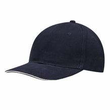 6-Panel-Sandwich-Cap LIBERTY (marineblau) (Art.-Nr. CA451719)