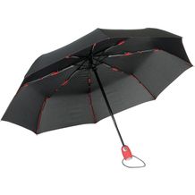 Vollautomatischer Windproof-Taschenschirm STREETLIFE (rot, schwarz) (Art.-Nr. CA473751)