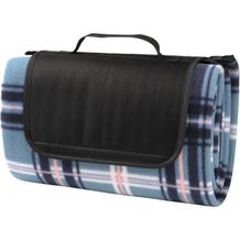 Picknickdecke OUTDOOR BREAK (blau, schwarz, weiß) (Art.-Nr. CA499096)