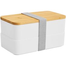 Lunchbox DOUBLE LEVEL (weiß) (Art.-Nr. CA512613)