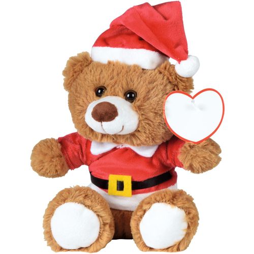 Weihnachts-Teddy KLAUS (Art.-Nr. CA520564) - Weihnachts-Teddy KLAUS: mit weichem...