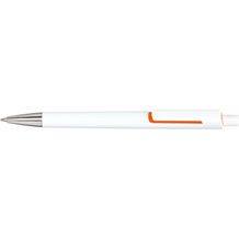 Kugelschreiber MIAMI (orange, weiß) (Art.-Nr. CA539059)