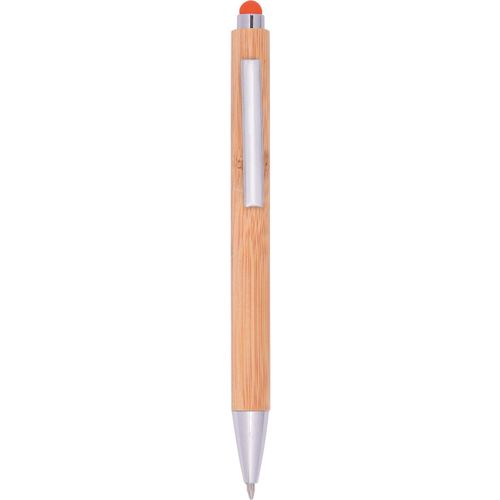 Kugelschreiber TOUCHY (Art.-Nr. CA555968) - Kugelschreiber TOUCHY: mit Bambus-Ummant...