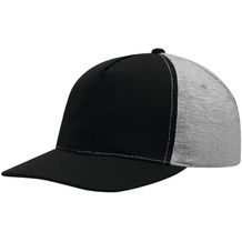 5-Panel-Baseball-Cap UP TO DATE (grau, schwarz) (Art.-Nr. CA560402)