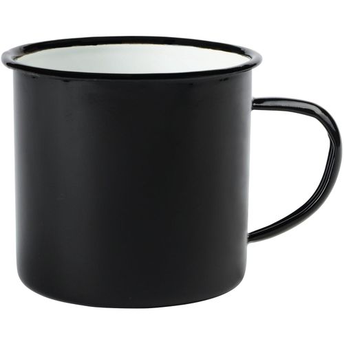 Emaille Becher RETRO CUP (Art.-Nr. CA571115) - Emaille Becher RETRO CUP: mit Henkel,...