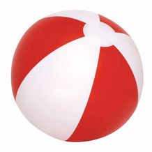 Aufblasbarer Strandball ATLANTIC (rot, weiß) (Art.-Nr. CA573903)