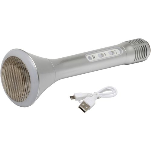 Wireless-Karaoke-Mikrofon CHOIR (Art.-Nr. CA576779) - Wireless-Karaoke-Mikrofon CHOIR: farbwec...