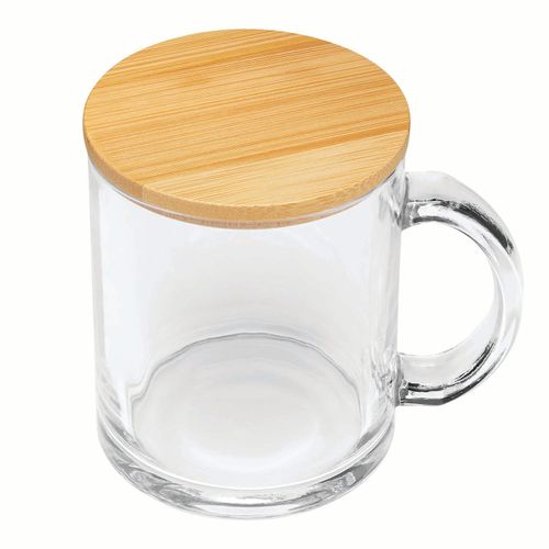 Trinkbecher MINTEA (Art.-Nr. CA609657) - Trinkbecher MINTEA: Glas mit Griff,...