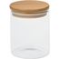 Glas-Vorratsdose ECO STORAGE S, Füllmenge ca. 450 ml (braun, transparent) (Art.-Nr. CA614428)