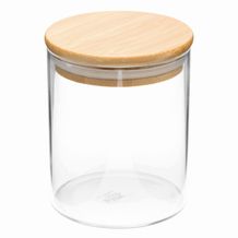 Glas-Vorratsdose ECO STORAGE S, Füllmenge ca. 450 ml (braun, transparent) (Art.-Nr. CA614428)