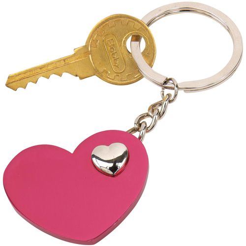 Schlüsselanhänger HEART-IN-HEART (Art.-Nr. CA632315) - Schlüsselanhänger HEART-IN-HEART