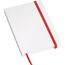 Notizbuch AUTHOR im DIN-A6-Format (rot, weiß) (Art.-Nr. CA636970)