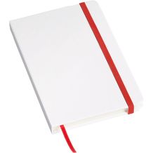 Notizbuch AUTHOR im DIN-A6-Format (rot, weiß) (Art.-Nr. CA636970)