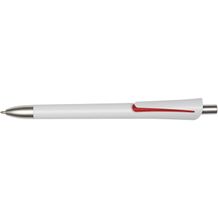 Kugelschreiber OREGON (rot, weiß) (Art.-Nr. CA649041)