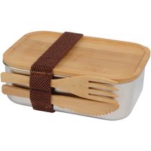 Lunchbox ECO TASTE (braun, silber) (Art.-Nr. CA649254)