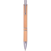 Kugelschreiber TUCSON BAMBOO (braun, silber) (Art.-Nr. CA653991)