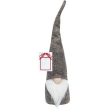 Filz-Weihnachts-Wichtel mit Zipfelmütze HANS (Grau) (Art.-Nr. CA669584)