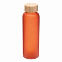 Glas-Flasche TAKE FROSTY (orange) (Art.-Nr. CA672565)