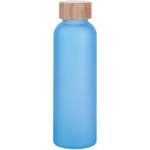 Glas-Flasche TAKE FROSTY (blau) (Art.-Nr. CA718849)